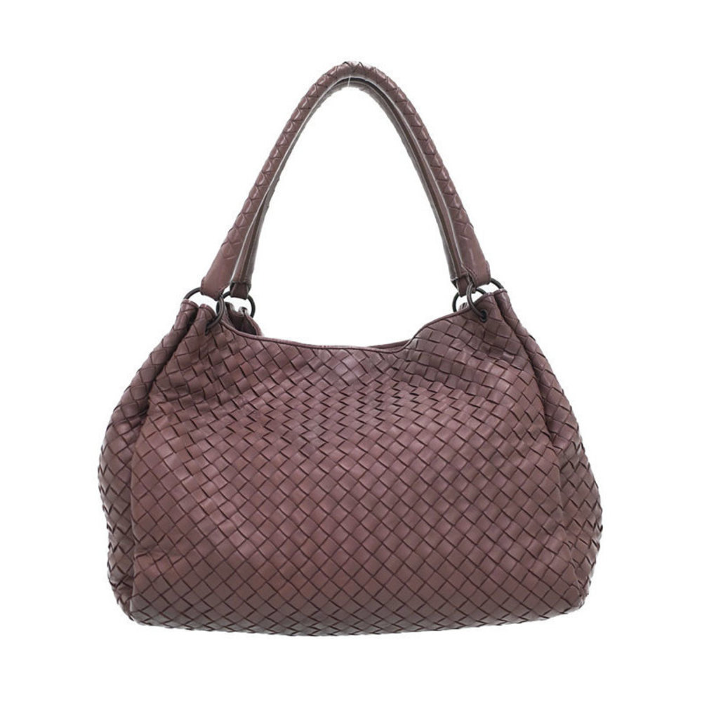 Bottega Veneta Intrecciato Parachute Bag Purple